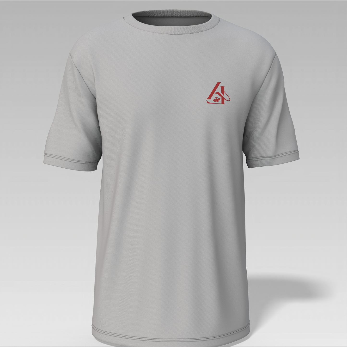 Playera básica de manga corta gris-plata edición Jalisco.
