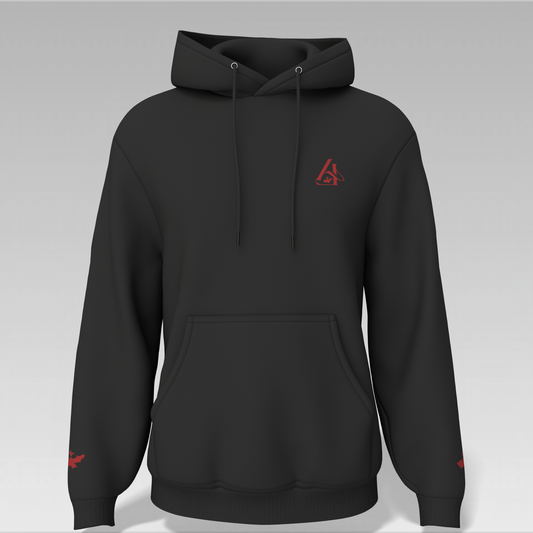Hoodie negra edición Jalisco con diseño en mangas