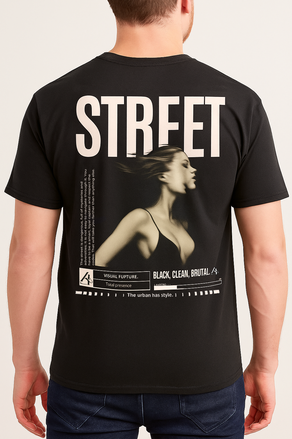 CAMISETA DE ALGODÓN PREMIUM STREET AL REGULAR FIT